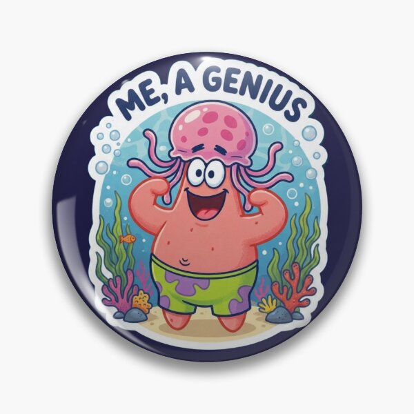 Item preview, Me A Genius - Funny Underwater Starfish designed and sold by Tablotique.