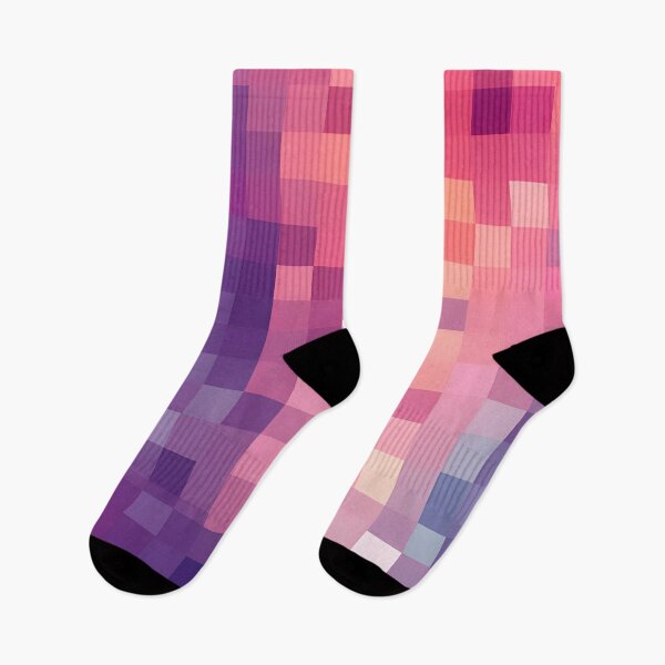 Item preview, Purple Pink Blue Pixel Mosaic designed and sold by shelteredinside.
