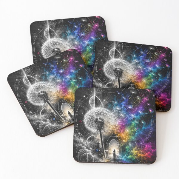 Item preview, Portal of Freedom - Geometric Dandelion Vision designed and sold by Personiq Kaleido.