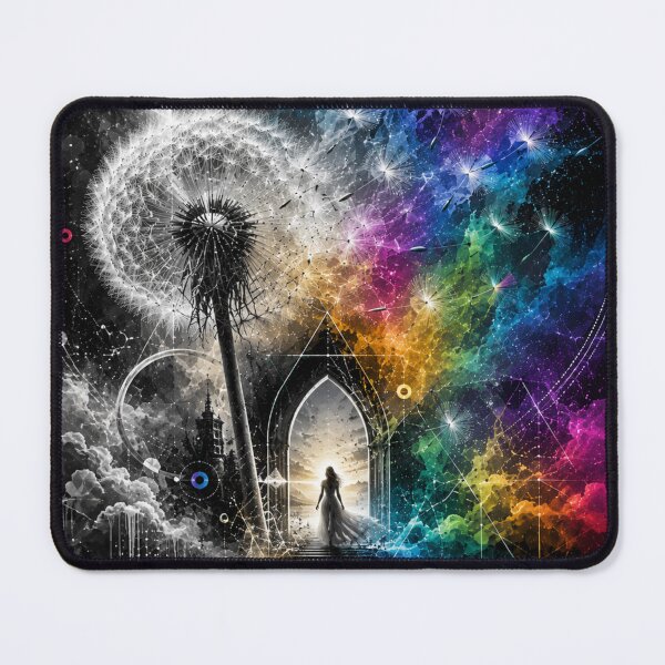 Item preview, Portal of Freedom - Geometric Dandelion Vision designed and sold by Personiq Kaleido.