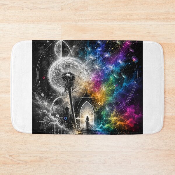 Item preview, Portal of Freedom - Geometric Dandelion Vision designed and sold by Personiq Kaleido.
