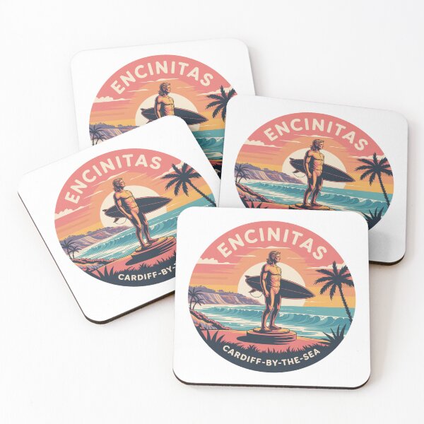 Item preview, Encinitas California: Cardiff-by-the-Sea Surfer Statue designed and sold by CircinusStore.