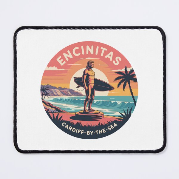 Item preview, Encinitas California: Cardiff-by-the-Sea Surfer Statue designed and sold by CircinusStore.