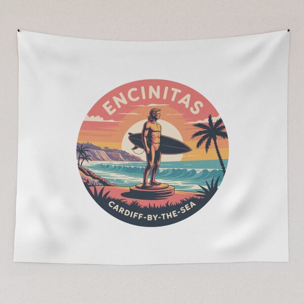 Item preview, Encinitas California: Cardiff-by-the-Sea Surfer Statue designed and sold by CircinusStore.