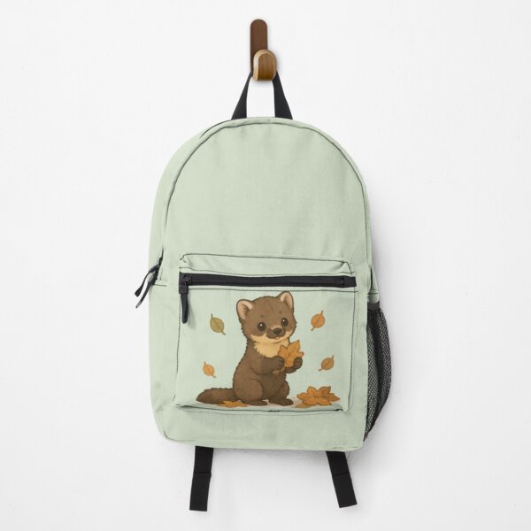 Item preview, Cute Autumn Pine Marten designed and sold by MellowMunchkins.