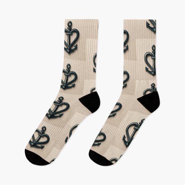 Item preview, Heart Shaped Anchor Nautical Design for Sailors and Ocean Lovers designed and sold by WordPlayStudio.