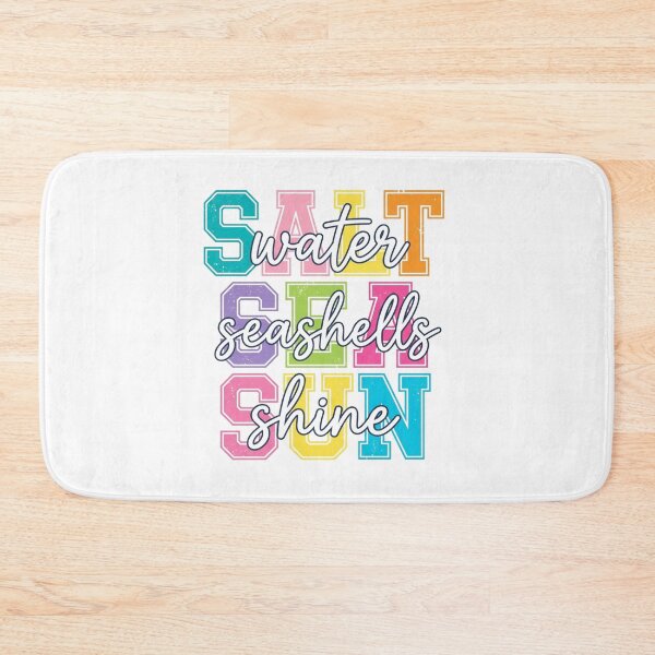 Item preview, Retro Salt Water Seashells Sun Beach Aesthetic Cute Summer Vacation Typography Design designed and sold by raedattia.
