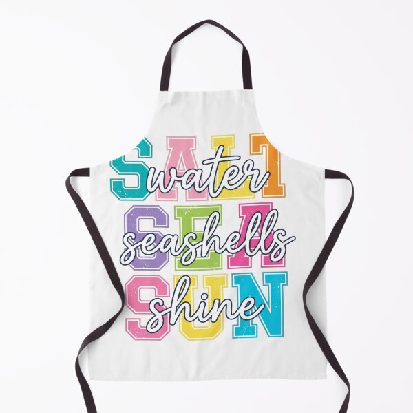 Item preview, Retro Salt Water Seashells Sun Beach Aesthetic Cute Summer Vacation Typography Design designed and sold by raedattia.