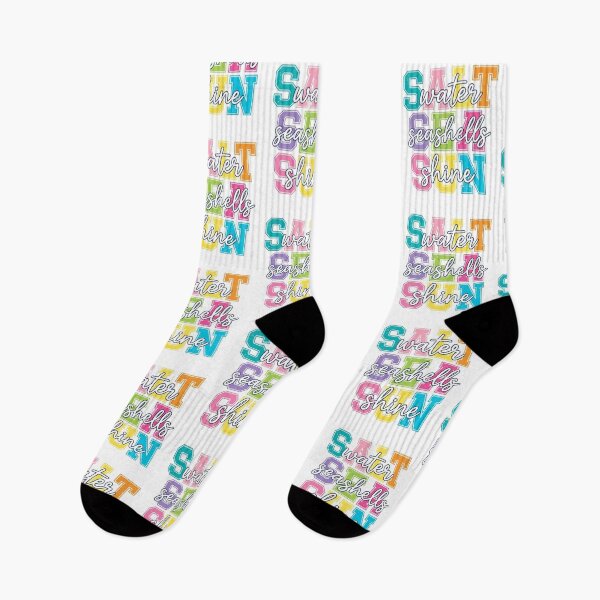 Item preview, Retro Salt Water Seashells Sun Beach Aesthetic Cute Summer Vacation Typography Design designed and sold by raedattia.