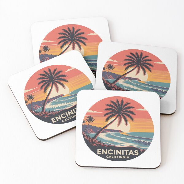 Item preview, Encinitas California: Palm Sunset designed and sold by CircinusStore.