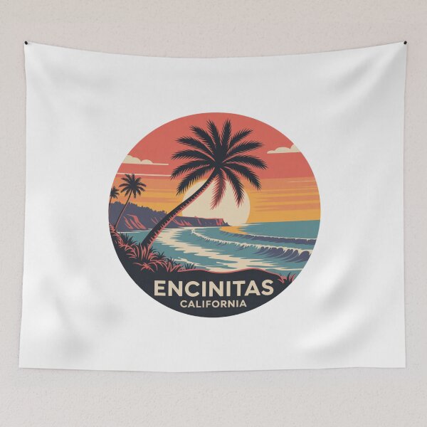 Item preview, Encinitas California: Palm Sunset designed and sold by CircinusStore.