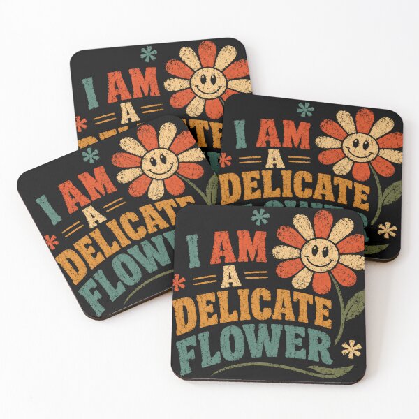 Item preview, I Am A Delicate Flower Gentle Spirit Feminine Nature Lover designed and sold by RetroMini2026.