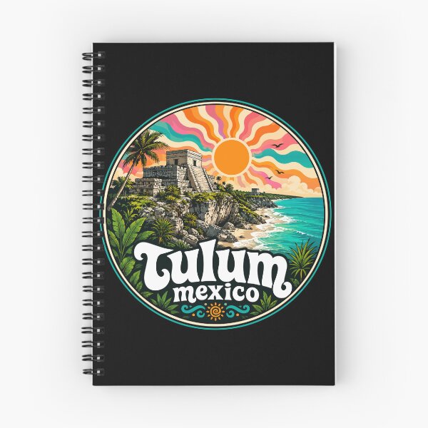 Item preview, Tulum Mayan Ruins Mexico Coast Trippy Art designed and sold by TomFrontierArt.
