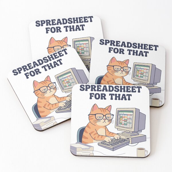 Item preview, I Have A Spreadsheet For That - Funny Cat Data Analyst designed and sold by punnarutn.