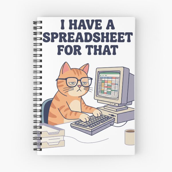 Item preview, I Have A Spreadsheet For That - Funny Cat Data Analyst designed and sold by punnarutn.