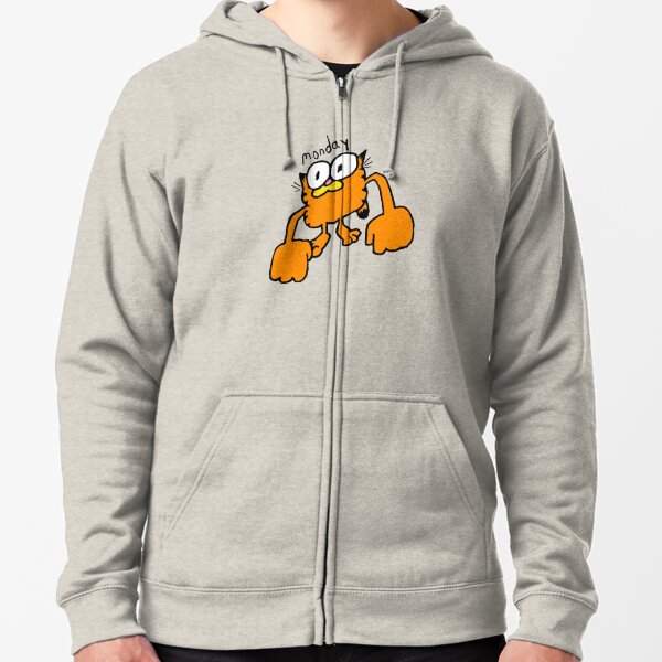 Ugly Garfield Zipped Hoodie for Sale by garfieldgirl