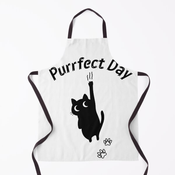 Item preview, Purrfect Day Black cat t-shirt designed and sold by teeNova Wear.