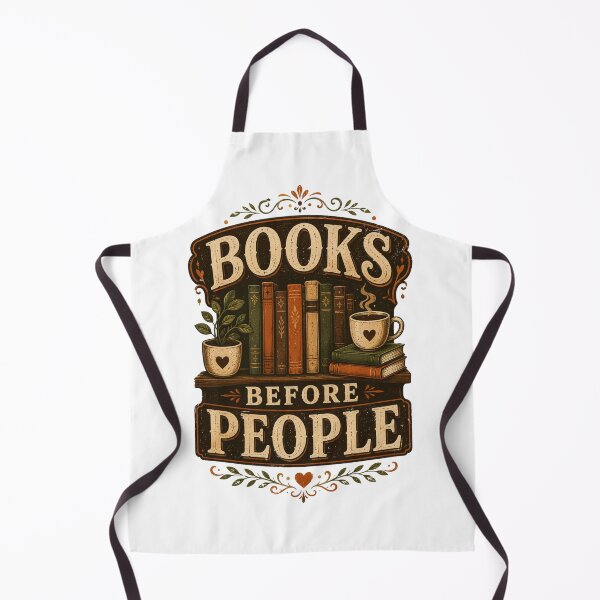 Item preview, Books Before People | Funny Bibliophile Shirt | Introvert Reader Gift designed and sold by DaVinci_drop.