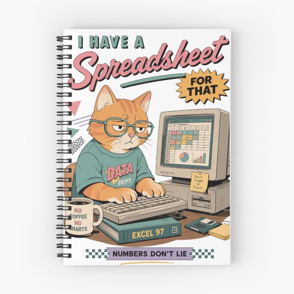 Item preview, I Have A Spreadsheet For That - Funny Cat Data Analyst designed and sold by punnarutn.