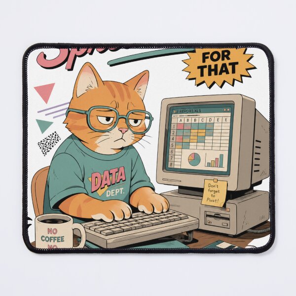 Item preview, I Have A Spreadsheet For That - Funny Cat Data Analyst designed and sold by punnarutn.