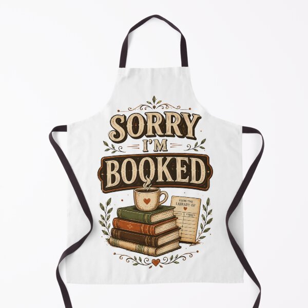 Item preview, Sorry I'm Booked | Funny Book Lover Shirt | Reader Gift for Bibliophiles designed and sold by DaVinci_drop.