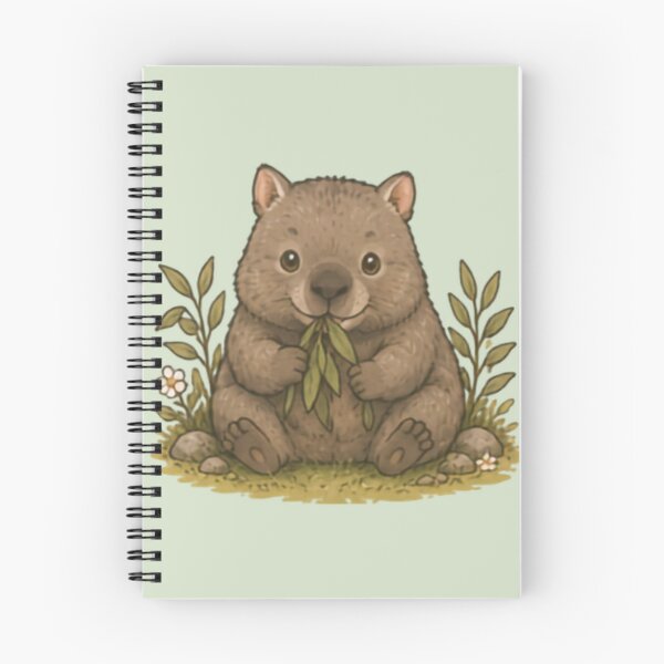 Item preview, Snack Time Wombat designed and sold by MellowMunchkins.
