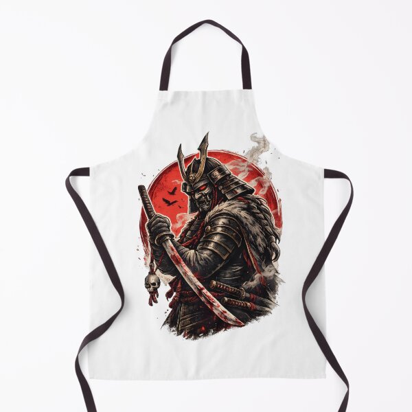 Item preview, Dark Demon Samurai Warrior Under Crimson Moon designed and sold by CreativeMindsetLab.