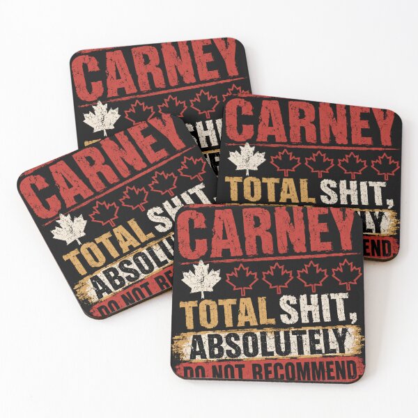 Item preview, Carney Total Shit Absolutely Do Not Recommend Canadian Political Humor designed and sold by RetroMini2026.