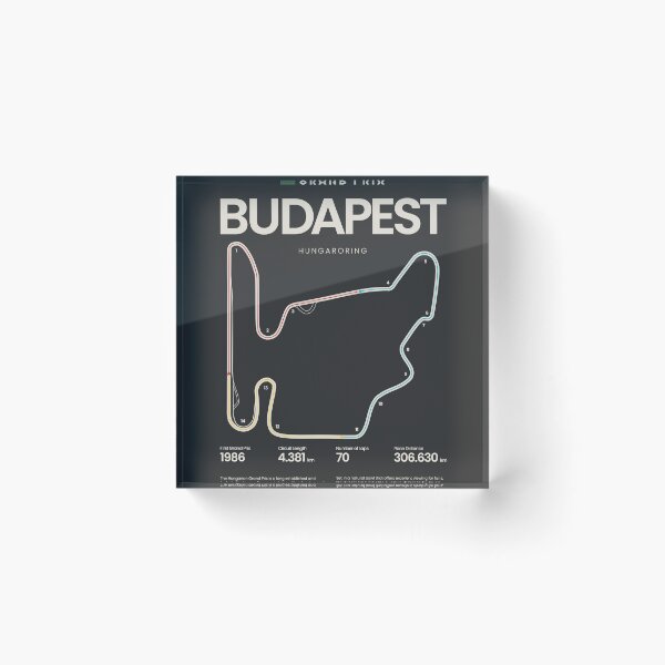 Item preview, Budapest Hungaroring | Hungarian Grand Prix Motorsports Circuit Map designed and sold by archetype prints.