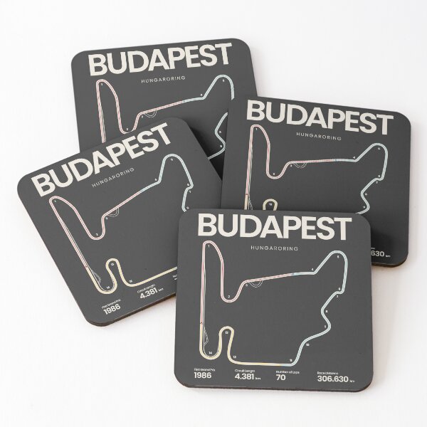 Item preview, Budapest Hungaroring | Hungarian Grand Prix Motorsports Circuit Map designed and sold by archetype prints.