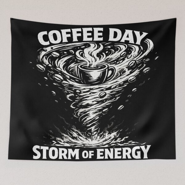 Item preview, Storm of Energy National Coffee Day Coffee Tornado designed and sold by irfanshikh.