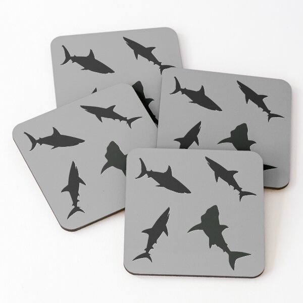 Item preview, Shark Silhouette Sticker Pack | Ocean Predators Marine Biology & Sea Life Pattern  designed and sold by Art IN Pack.