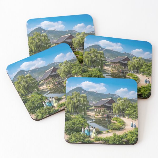 Item preview, Gyeongbokgung Palace in Summer - Lush Greenery and Royal Heritage in Seoul designed and sold by SOOstudio73.