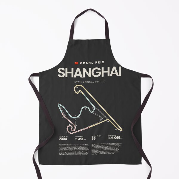 Item preview, Shanghai International Circuit | Chinese Grand Prix Motorsports Circuit Map designed and sold by archetype prints.