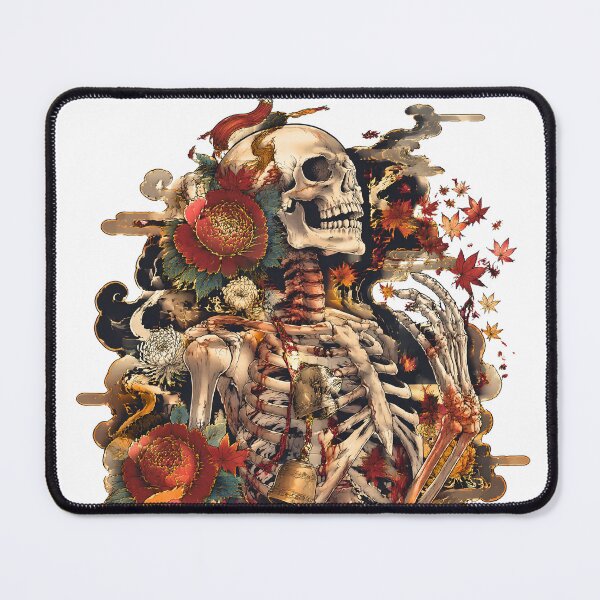 Item preview, Gashadokuro Skeleton Yokai – Giant Japanese Skull Spirit Dark Art designed and sold by kaxymax.