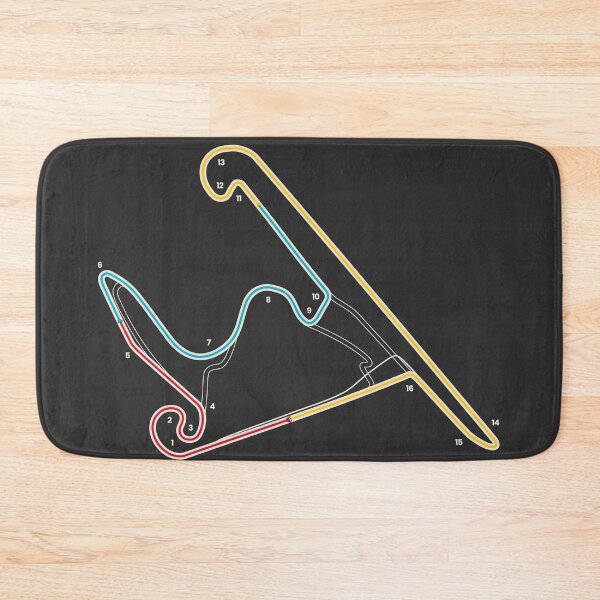 Item preview, Shanghai International Circuit | Chinese Grand Prix Motorsports Circuit Map designed and sold by archetype prints.