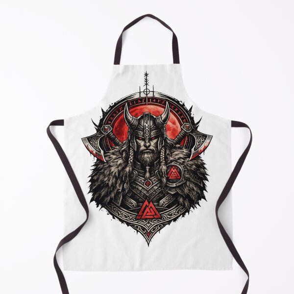 Item preview, Nordic Viking Warrior Emblem Illustration designed and sold by CreativeMindsetLab.