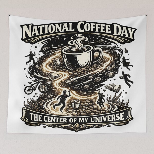 Item preview, The Center of My Universe National Coffee Day Coffee designed and sold by irfanshikh.