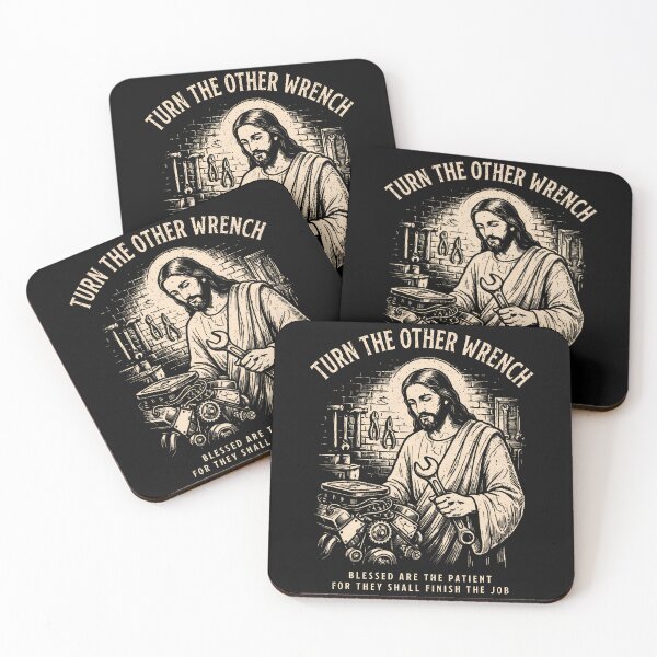 Item preview, Turn The Other Wrench Blessed Are The Patient Jesus Mechanic designed and sold by Mdcazeem.