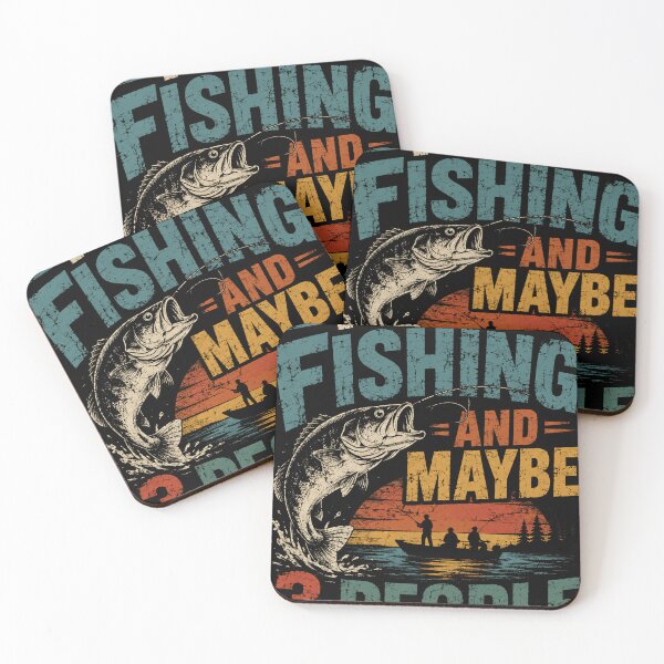 Item preview, I Like Fishing And Maybe 3 People Fisherman Angler Hobby designed and sold by RetroMini2026.