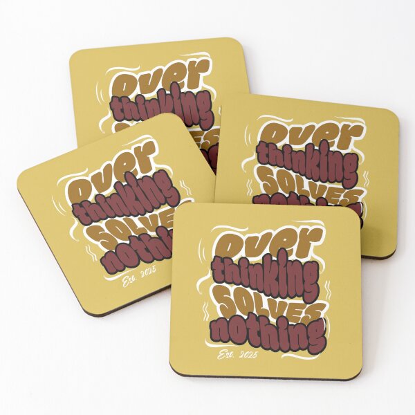 Item preview, Over thinking solves nothing  designed and sold by PURPLE ECLIPSE.