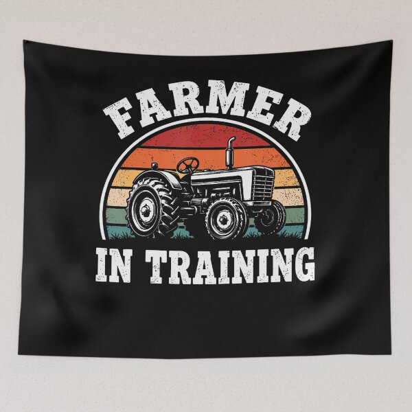 Artikelvorschau, T-Shirt „Landwirt in Ausbildung“ für Jungen, Mädchen und Kinder – Traktor-Landwirtschaft entworfen und verkauft von Mdcazeem.