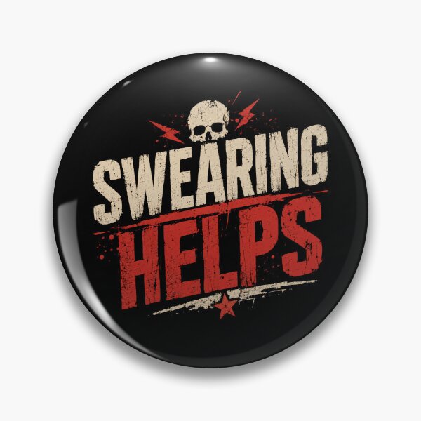 Item preview, Swearing Helps Adult Humor Profanity Expressive designed and sold by RetroMini2026.