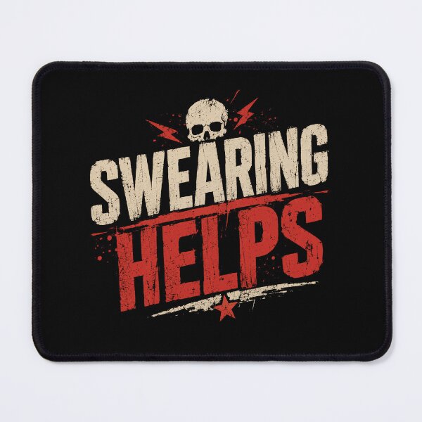 Item preview, Swearing Helps Adult Humor Profanity Expressive designed and sold by RetroMini2026.