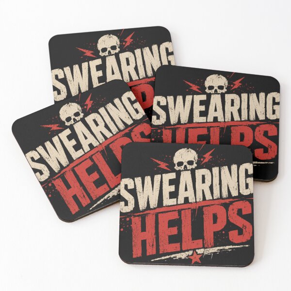 Item preview, Swearing Helps Adult Humor Profanity Expressive designed and sold by RetroMini2026.