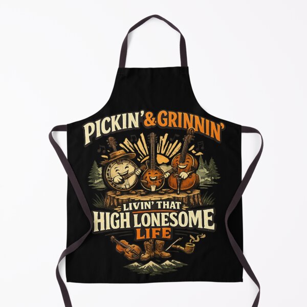 Item preview, Pickin' & Grinnin' Livin' That High Lonesome Life - Bluegrass Music designed and sold by SidTastic .