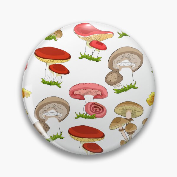 Item preview, Wild Mushrooms Collection Chanterelle and Champignon designed and sold by OrPolly.