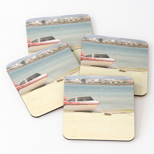 Item preview, Speedboat on Sandy Beach designed and sold by eddiebarronshop.