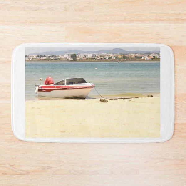 Item preview, Speedboat on Sandy Beach designed and sold by eddiebarronshop.