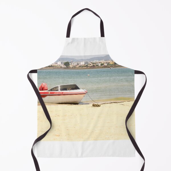 Item preview, Speedboat on Sandy Beach designed and sold by eddiebarronshop.